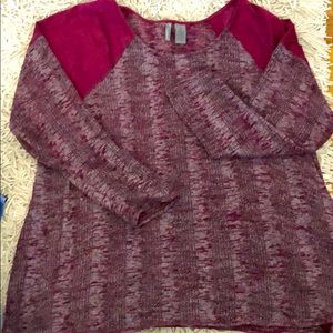 New Directions 3X burgundy top